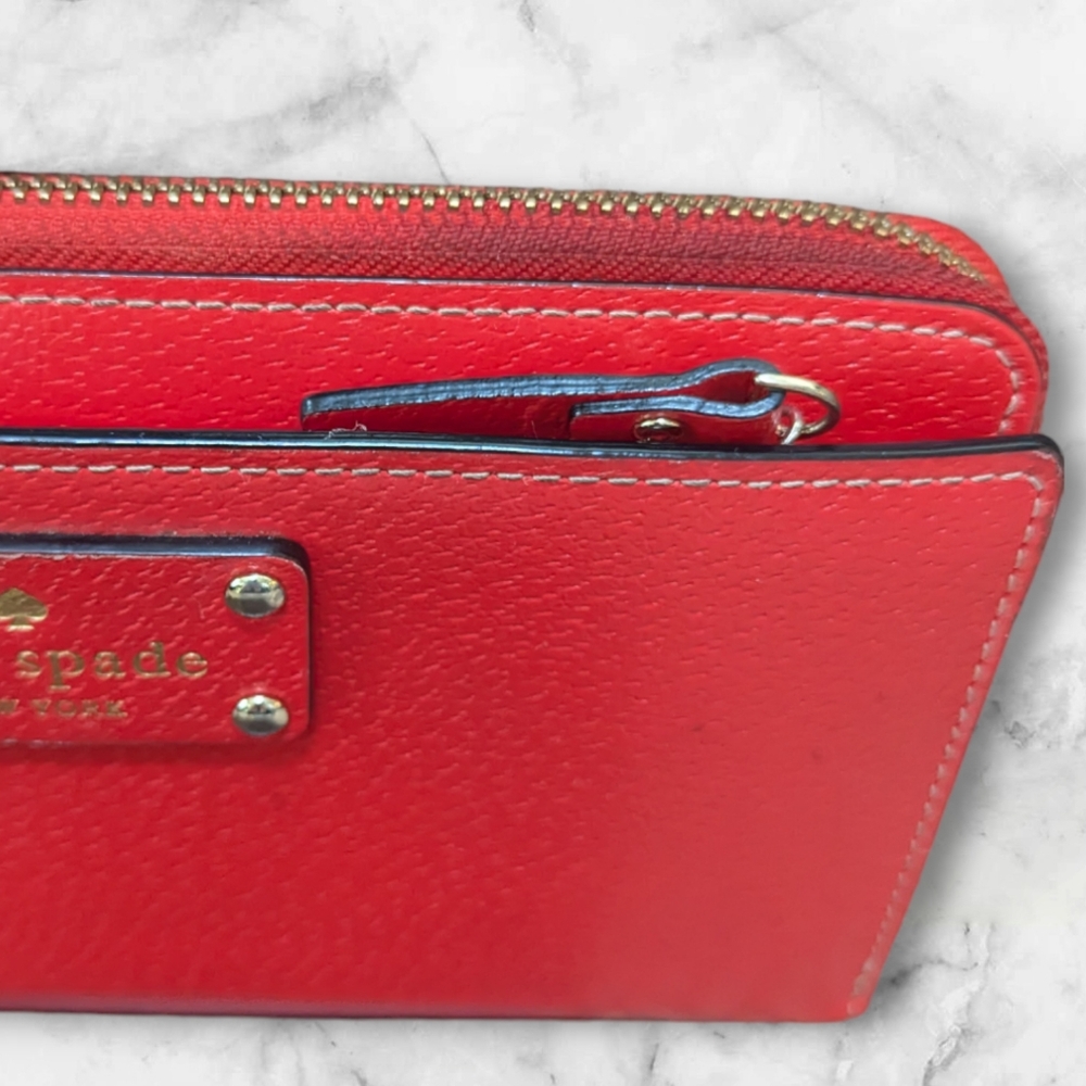 Kate Spade Layton Wellesley Leather Wristlet Wallet - Picture 3 of 5
